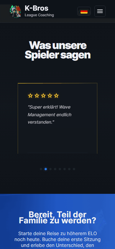 KayBros Coaching mobile